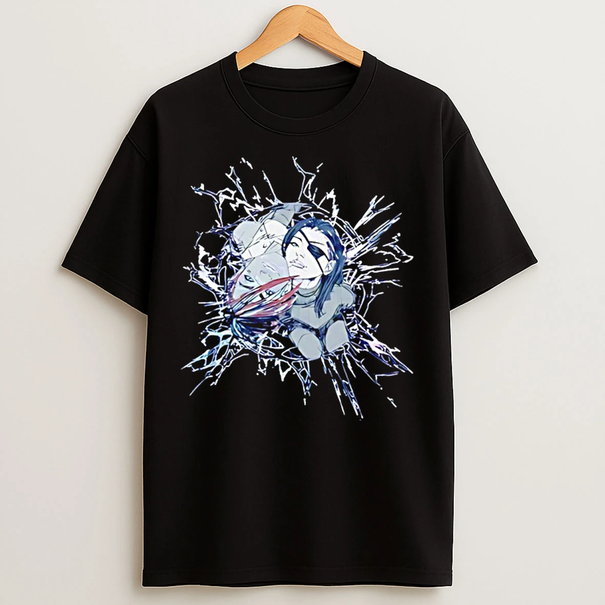 Classic Arcane Caitlyn And Vi Foil Graphic T Shirts