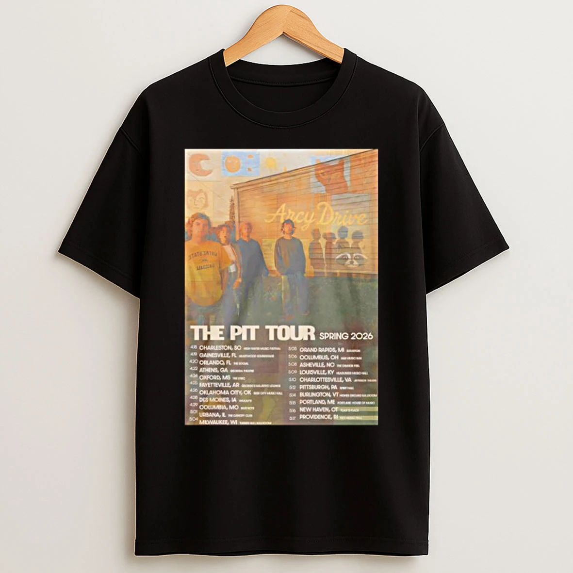 Classic Arcy Drive The Pit Spring Tour 2026 T Shirts