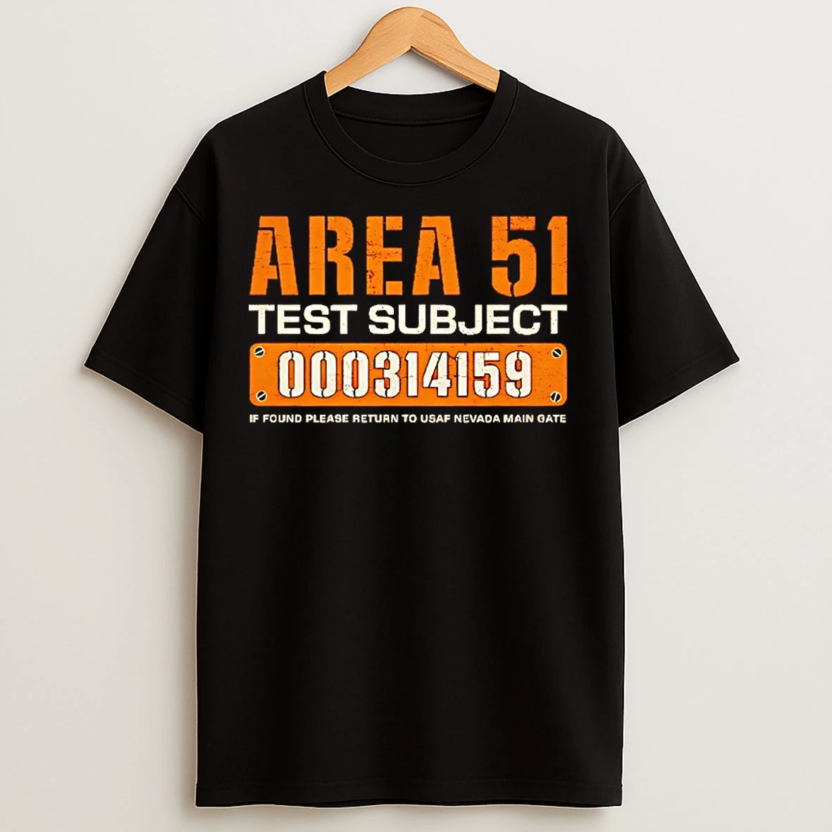 Classic Area 51 Test Subject T Shirts