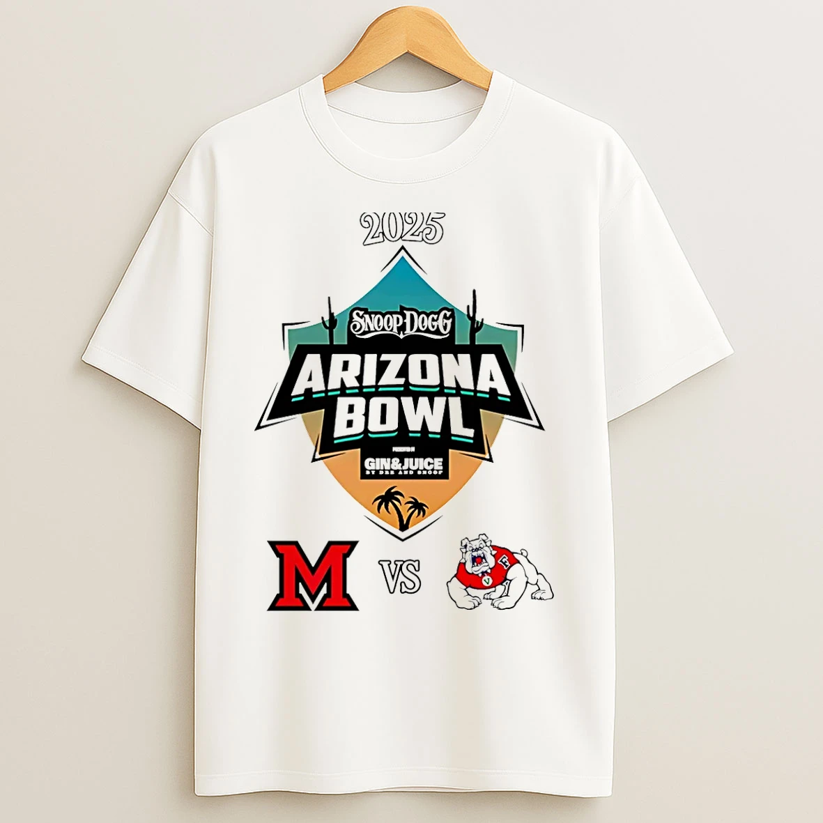 Classic Arizona Bowl 2025 Miami Oh Vs Fresno State T Shirts