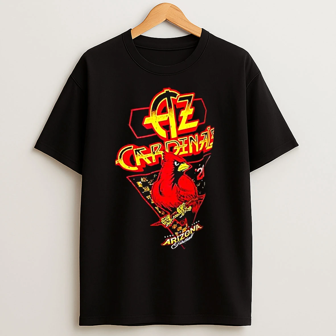 Classic Arizona Cardinals Triangle Vintage Graphic T Shirts
