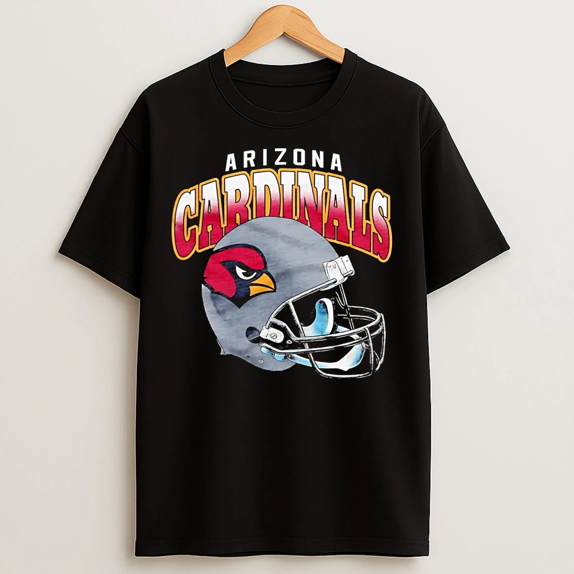 Classic Arizona Cardinals Gradient Helmet T Shirts