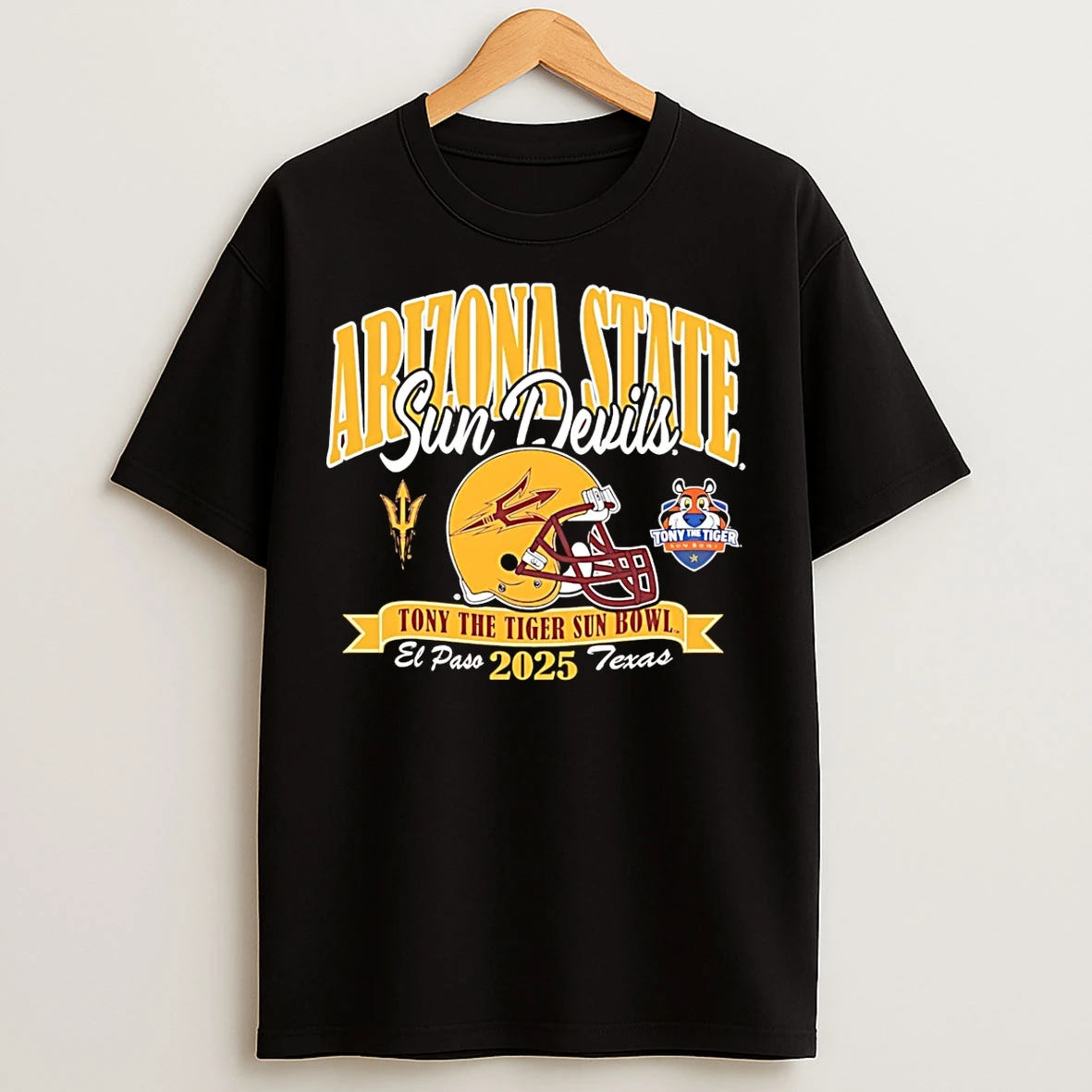 Classic Arizona State Sun Devils Football 2025 Sun Bowl Bound T Shirts