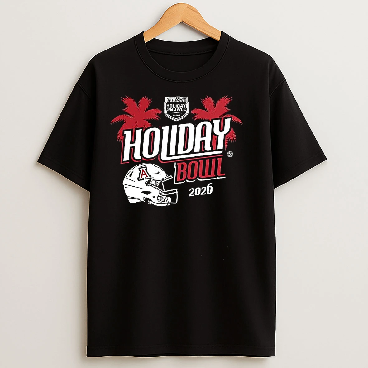 Classic Arizona Wildcats 2025 Holiday Bowl Helmet T Shirts