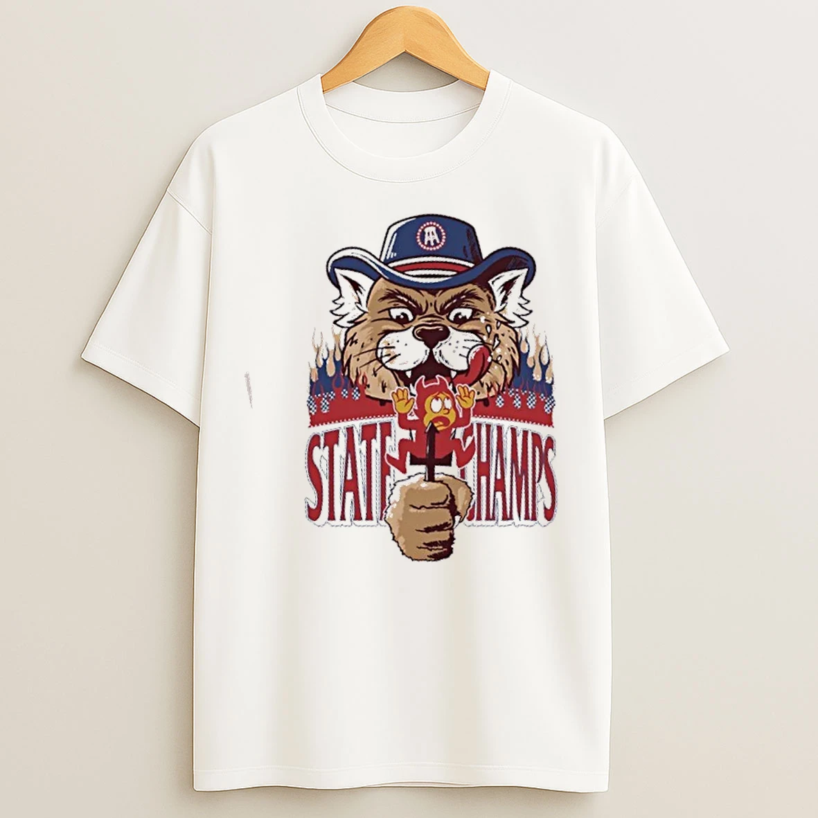 Classic Arizona Wildcats Beat Arizona State Sun State Champs Mascot T Shirts