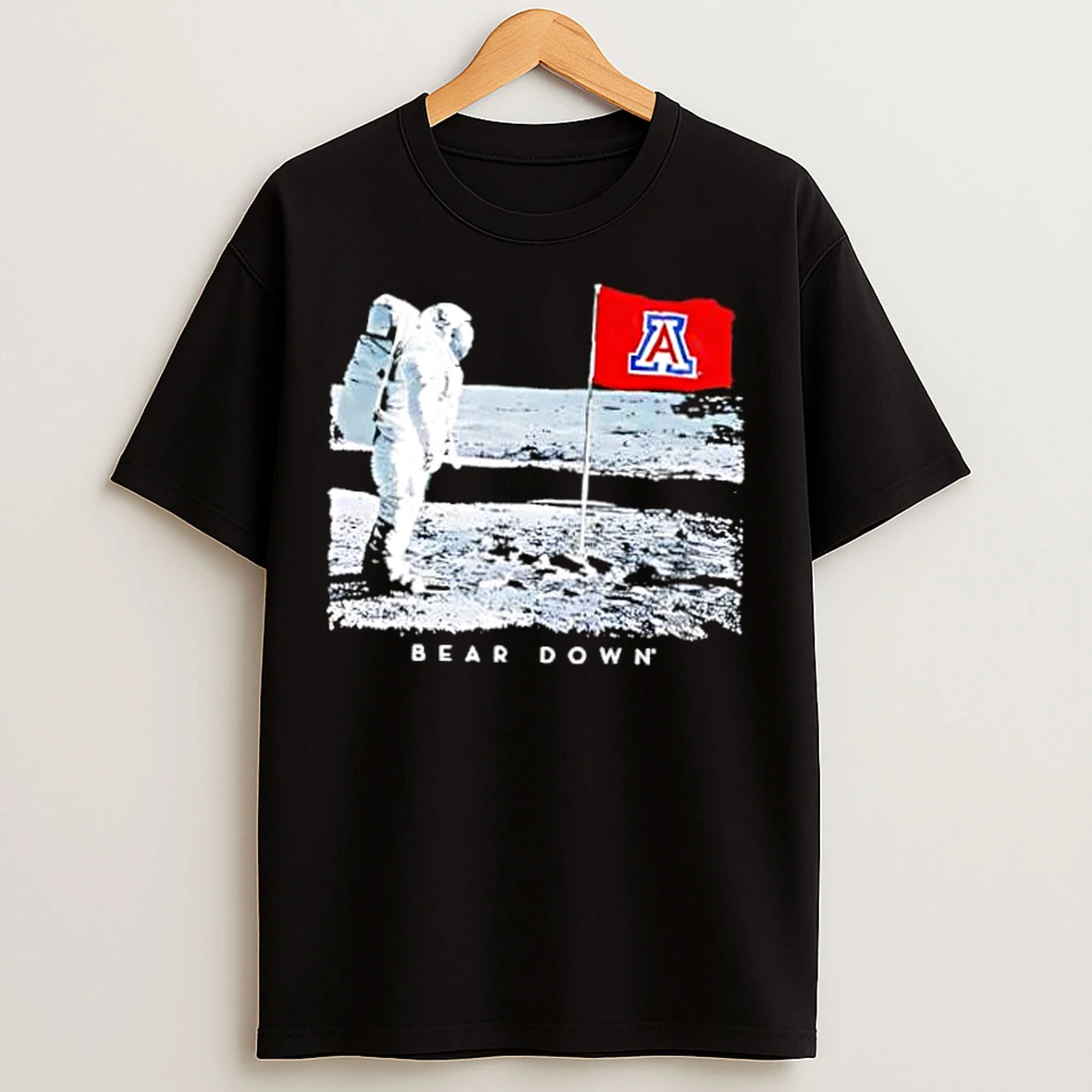 Classic Arizona Wildcats Moon Landing Bear Down Stylish T Shirts