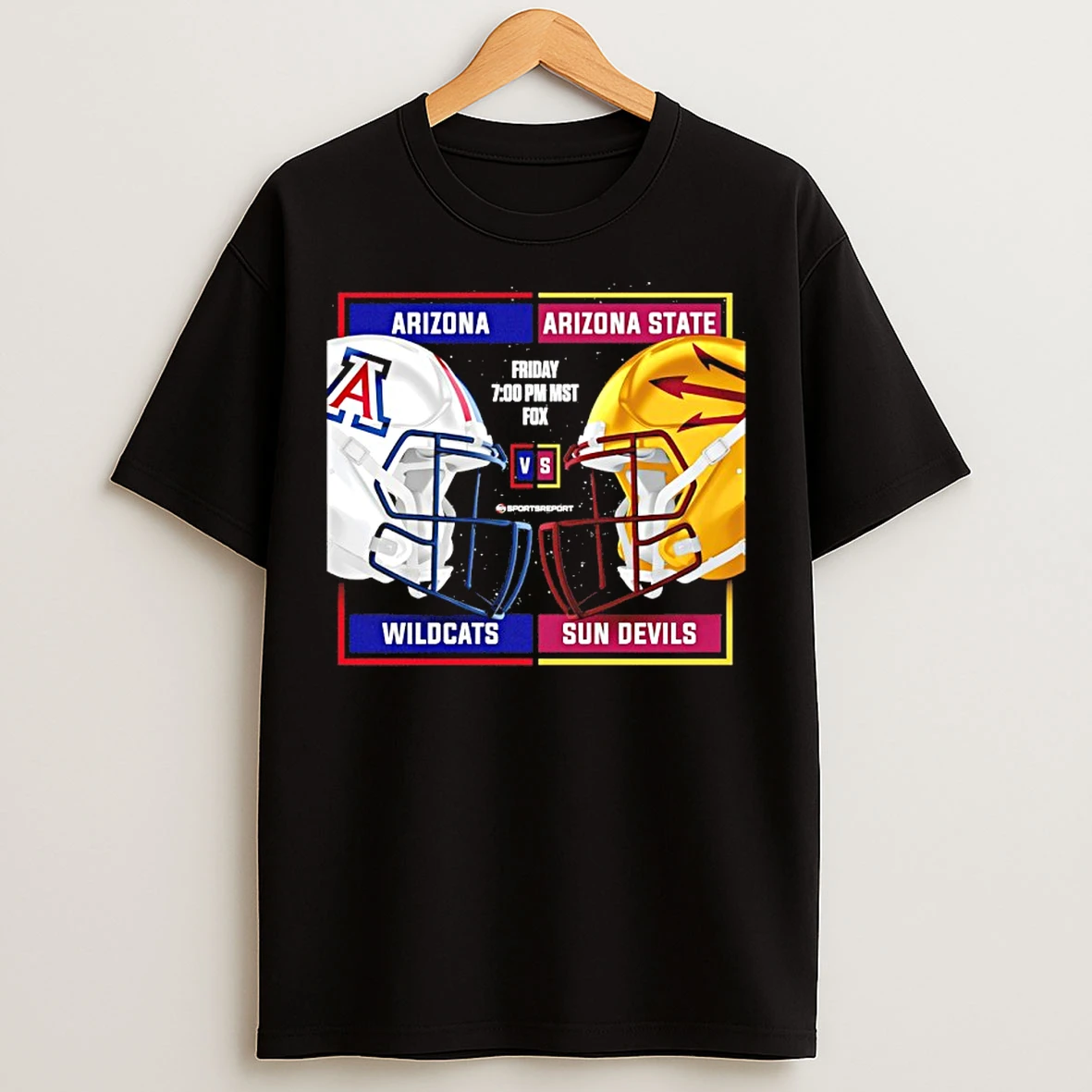 Classic Arizona Wildcats Vs Arizona State Sun Devils 2025 Football Helmet T Shirts
