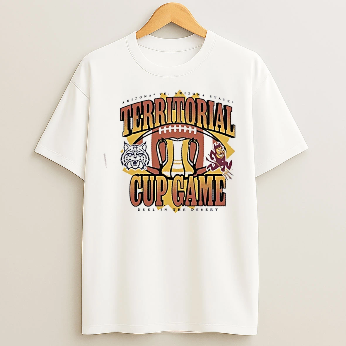 Classic Arizona Vs Arizona State 2025 Territorial Cup Game Duel In The Desert T Shirts
