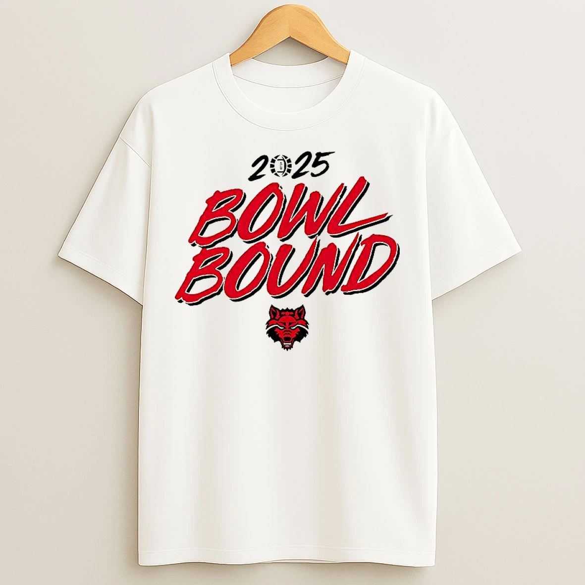 Classic Arkansas State Red Wolves 2025 Bowl Bound T Shirts
