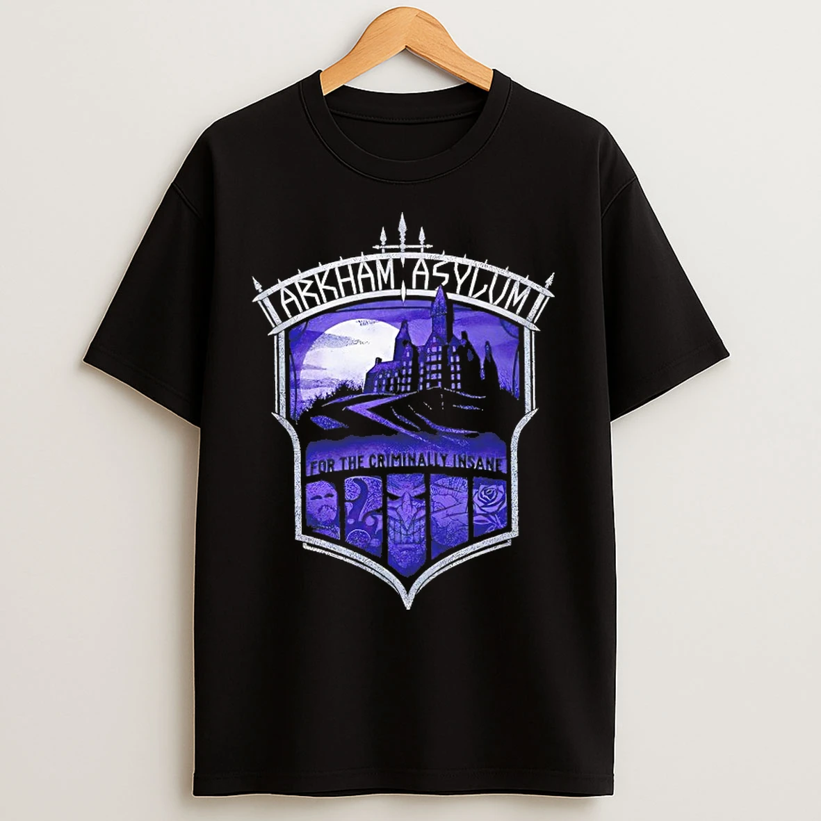 Classic Arkham Asylum For The Criminally Insane T Shirts