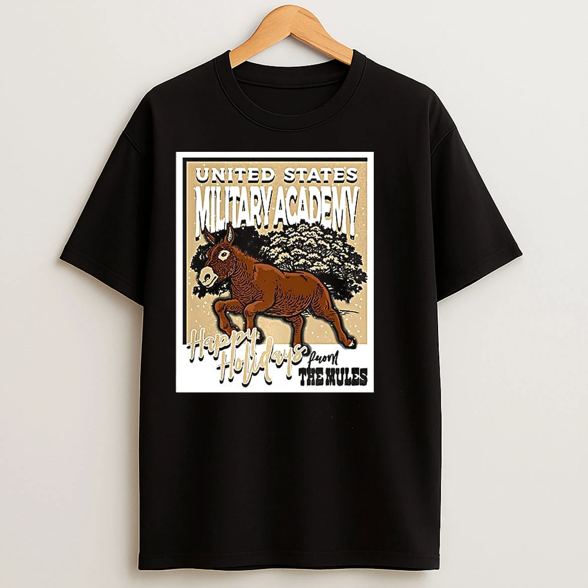 Classic Army Black Knights University States Happy Holidays T Shirts
