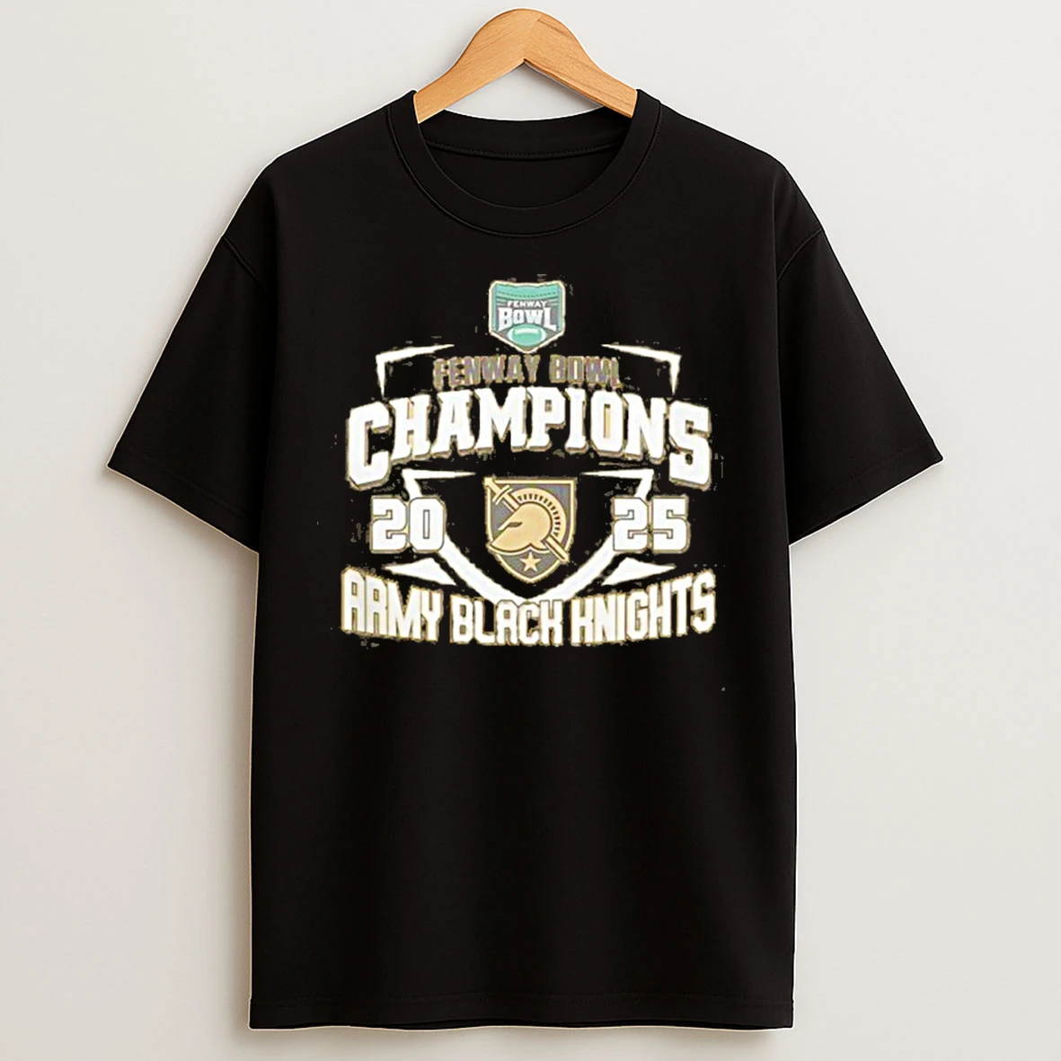 Classic Army Black Knights Wasabi Fenway Bowl Champions 2025 Classic T Shirts
