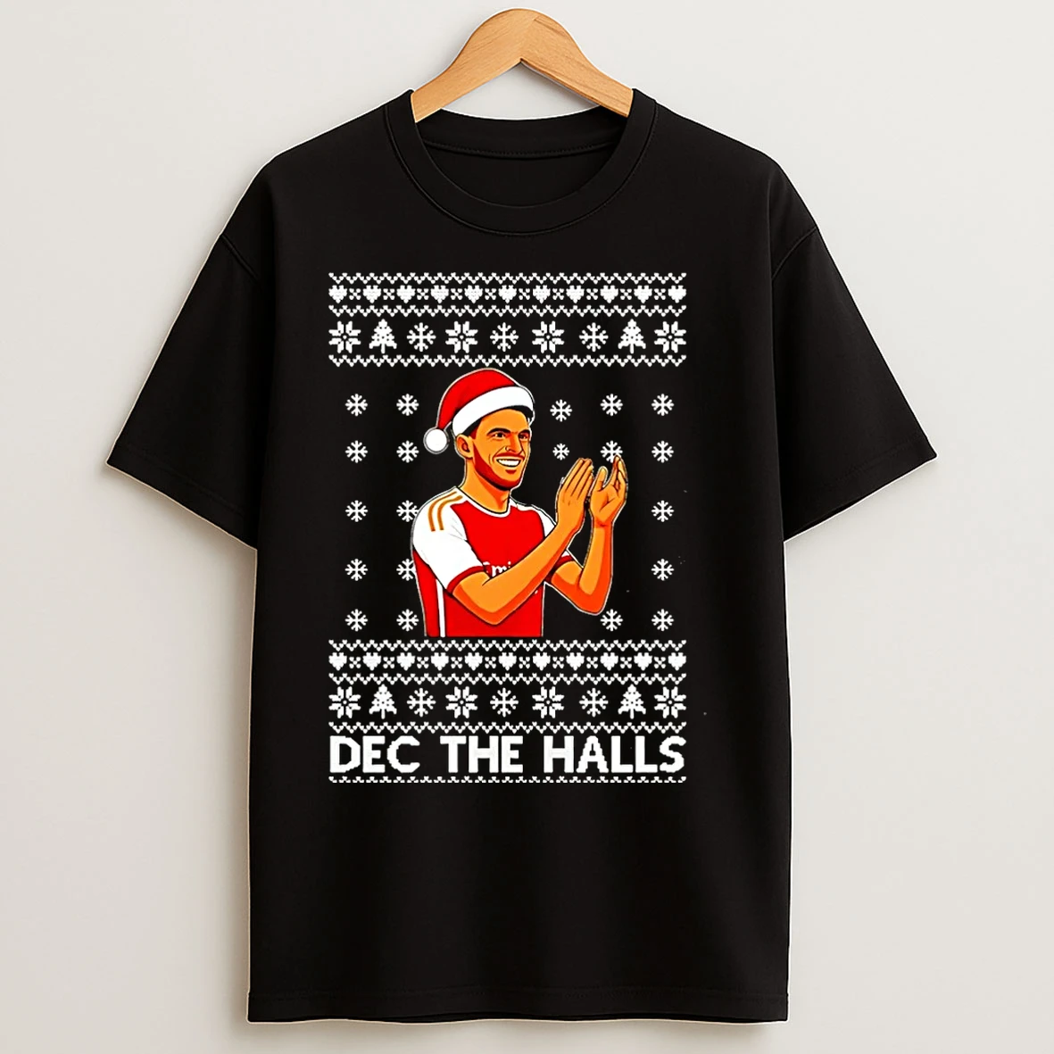 Classic Arsenal Dec The Halls Christmas Ugly Christmas T Shirts