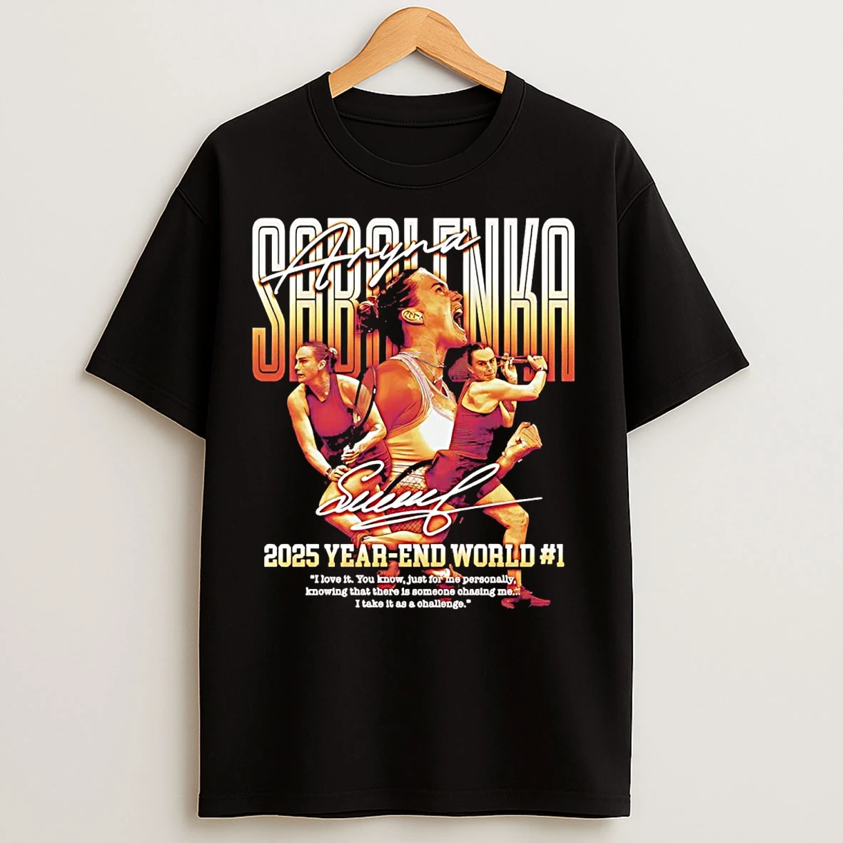 Classic Aryna Sabalenka 2025 Year End World T Shirts