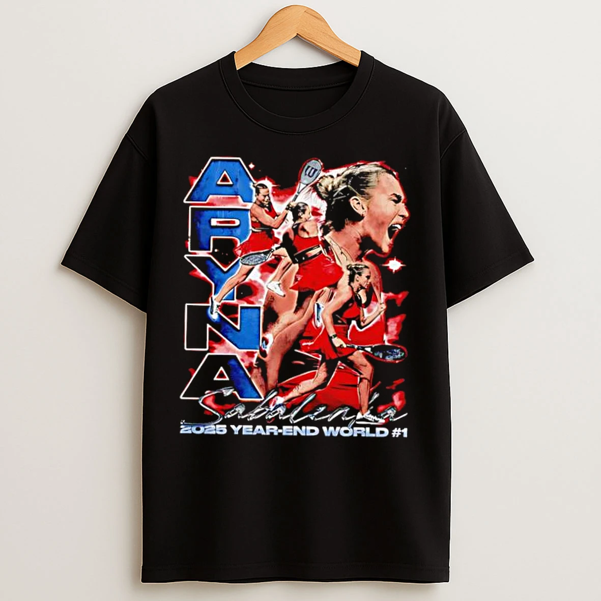 Classic Aryna Sabalenka Year End World Number 1 Vintage Graphic T Shirts