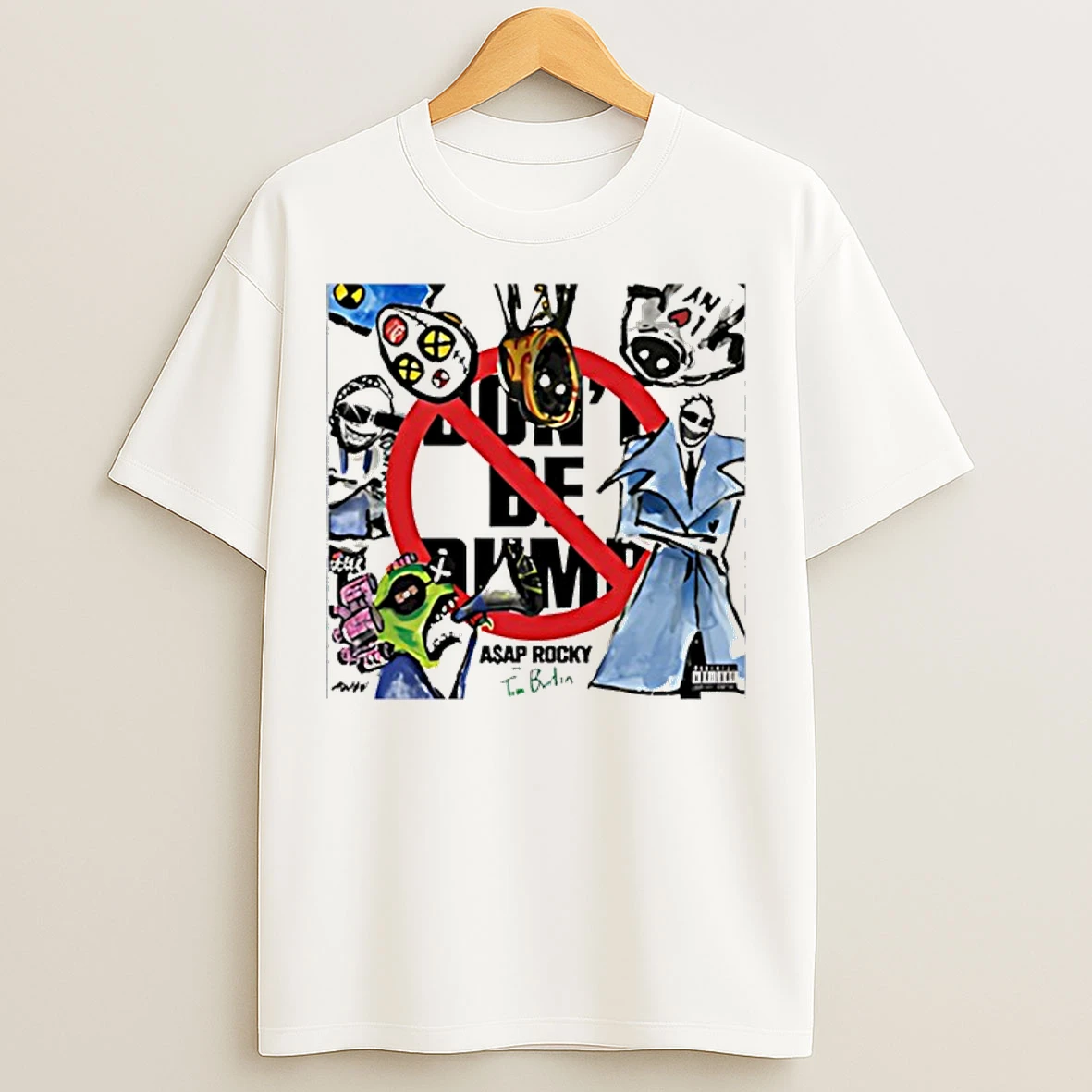 Classic Asap Rocky Dont Be Dumb Cover T Shirts