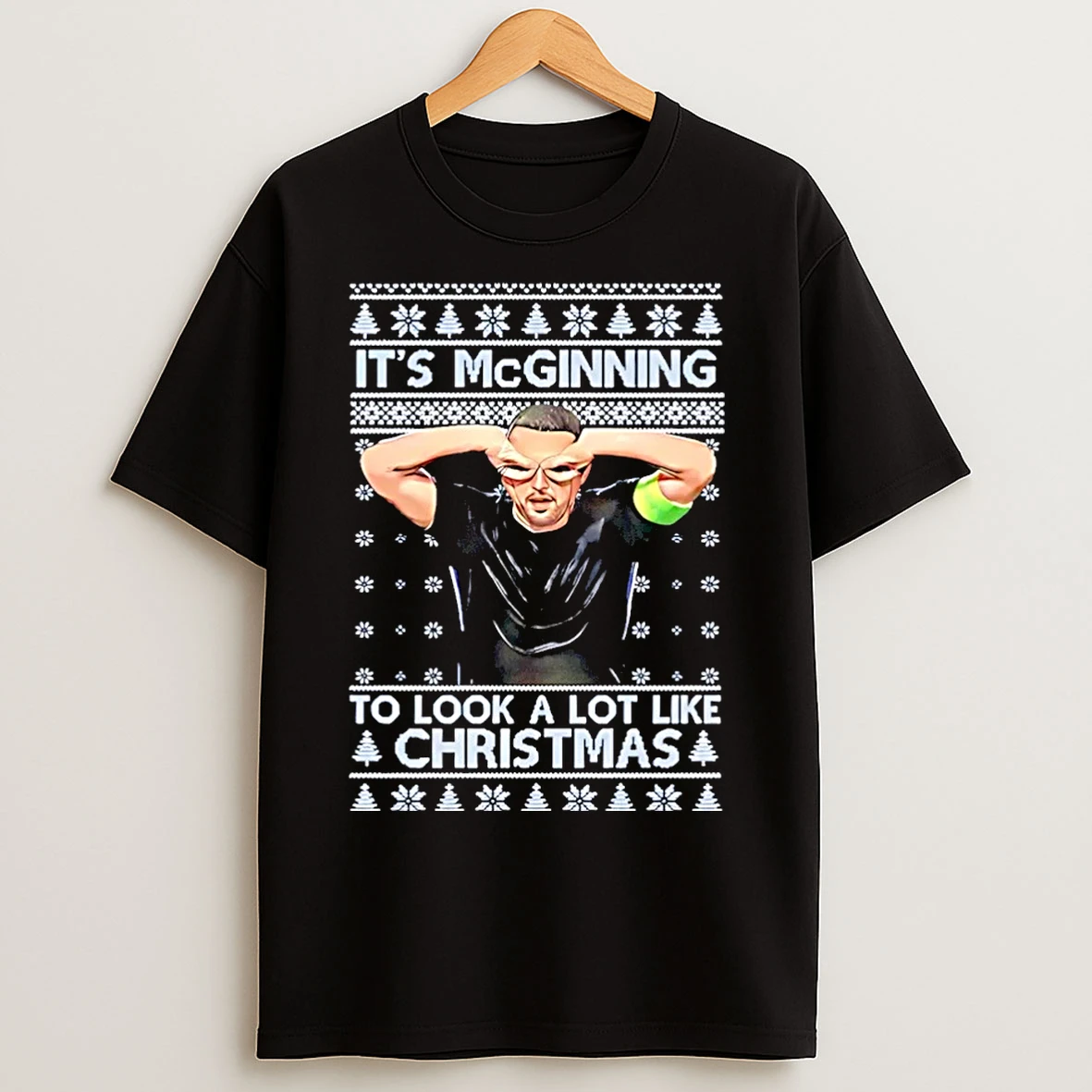 Classic Aston Its Mcginning To Look A Lot Like Christmas Ugly Christmas T Shirts