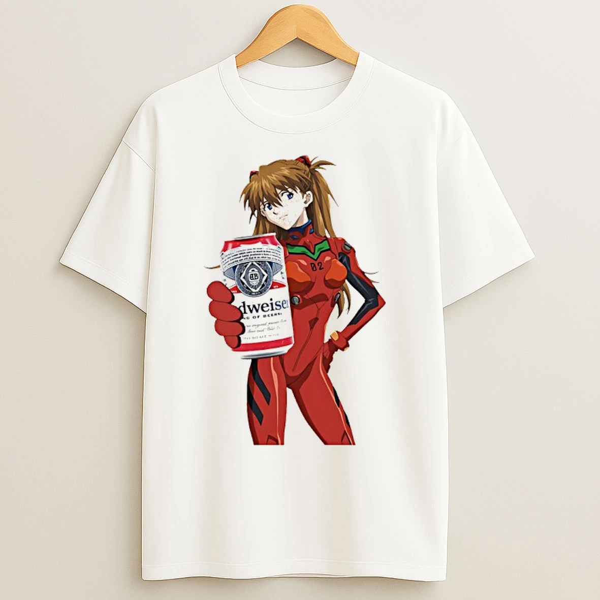 Classic Asuka Langley Soryu X Budweiser T Shirts