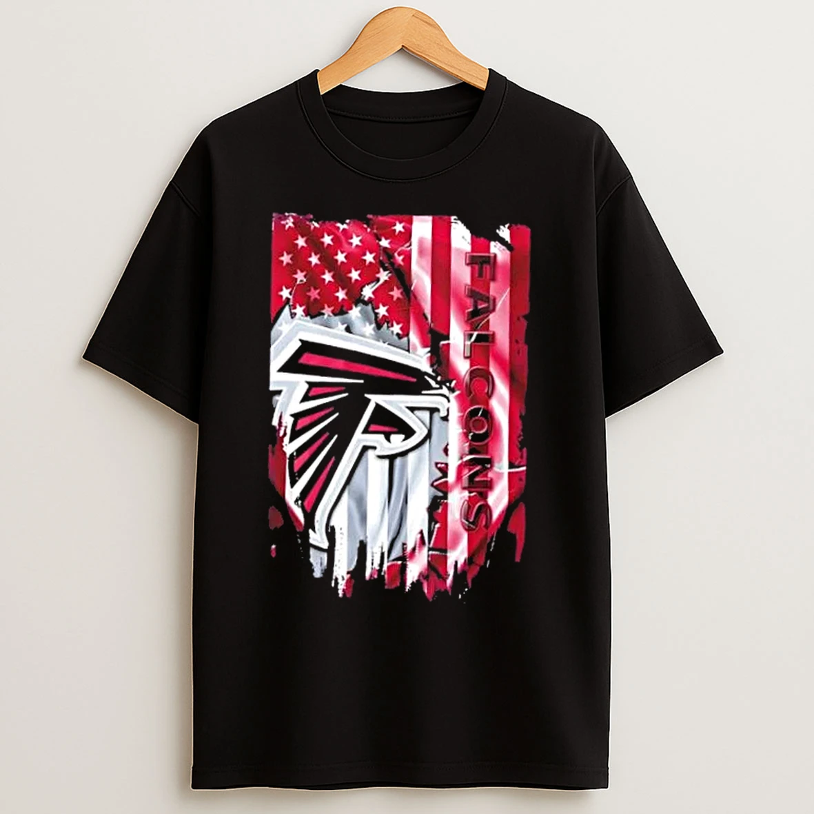 Classic Atlanta Falcons Football X American Flag T Shirts