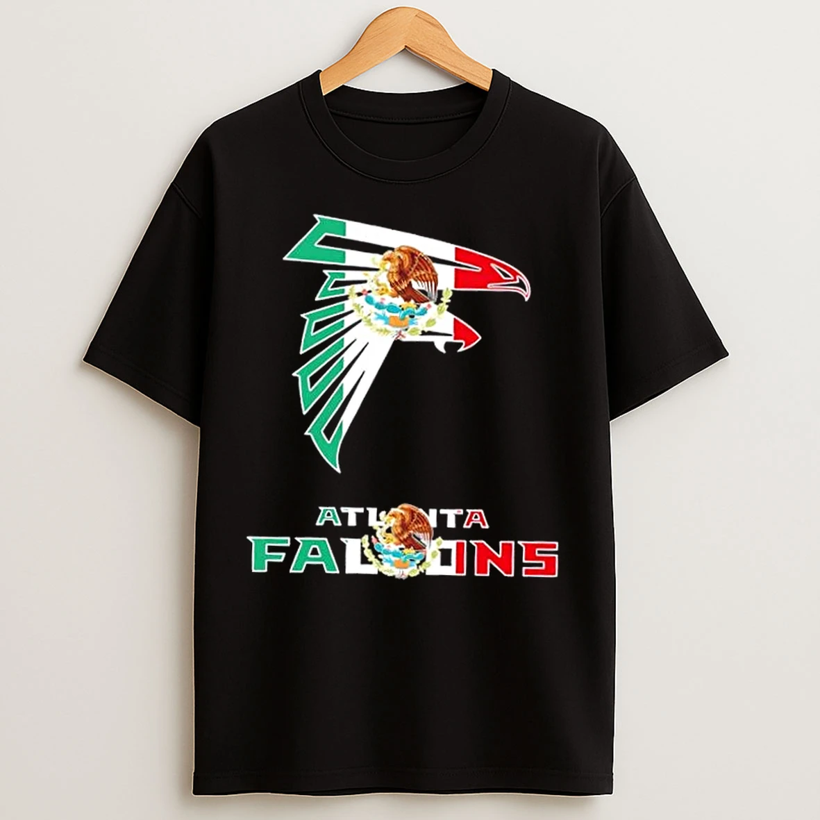 Classic Atlanta Falcons Football X Mexican Flag T Shirts