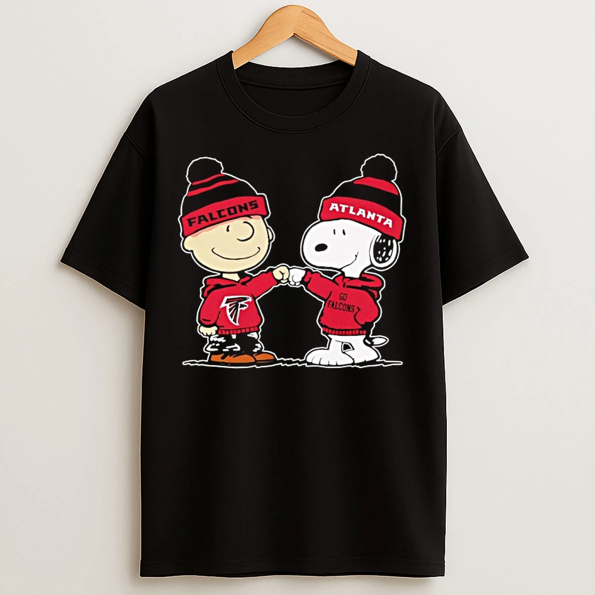 Classic Atlanta Falcons Snoopy And Charlie Brown Best Friends T Shirts