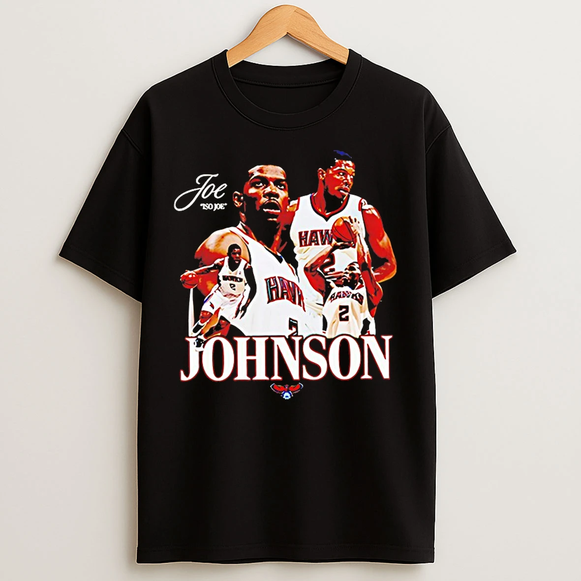 Classic Atlanta Hawks Player Joe Johnson T Shirts
