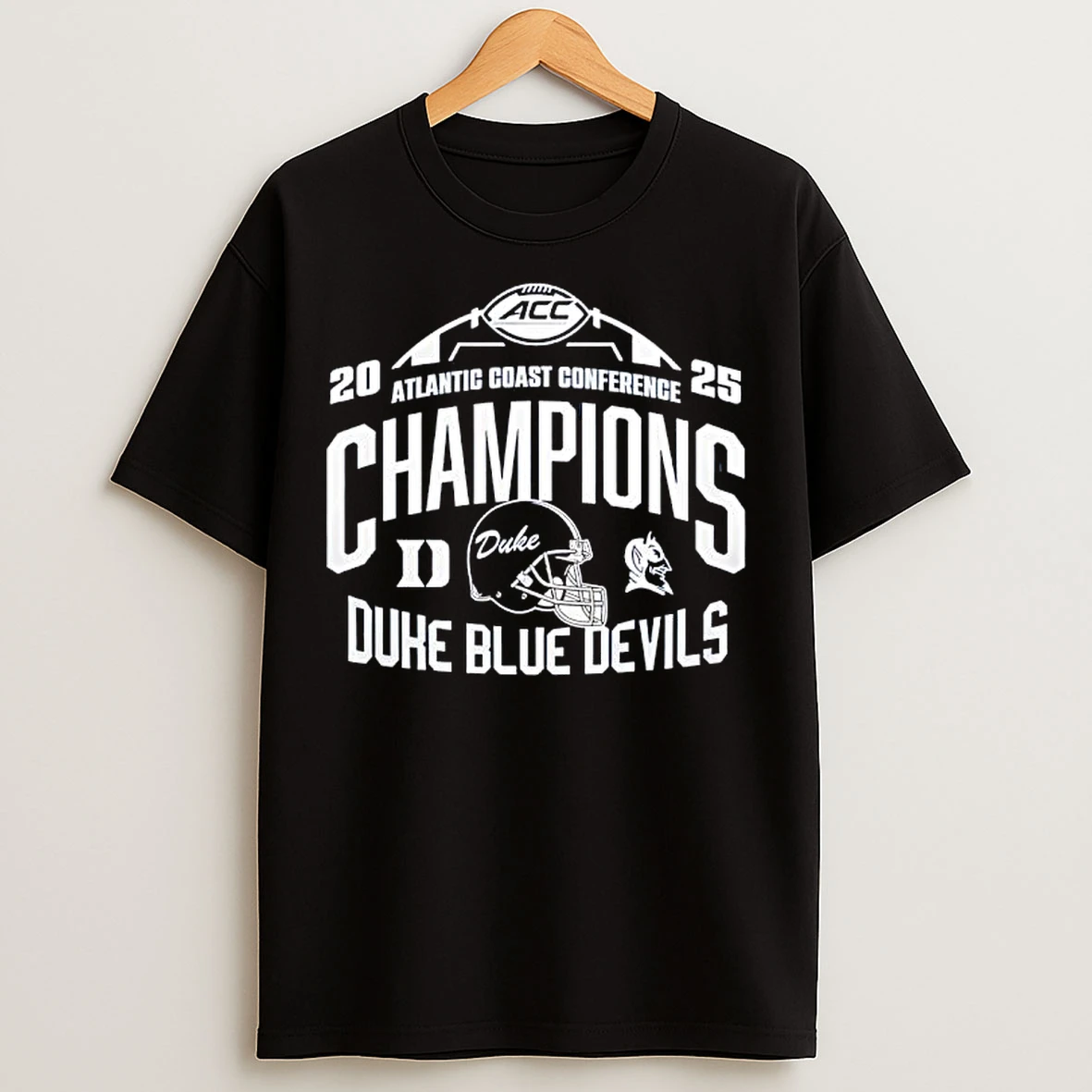 Classic Atlantic Coast Conference 2025 Duke Blue Devils Champions T Shirts