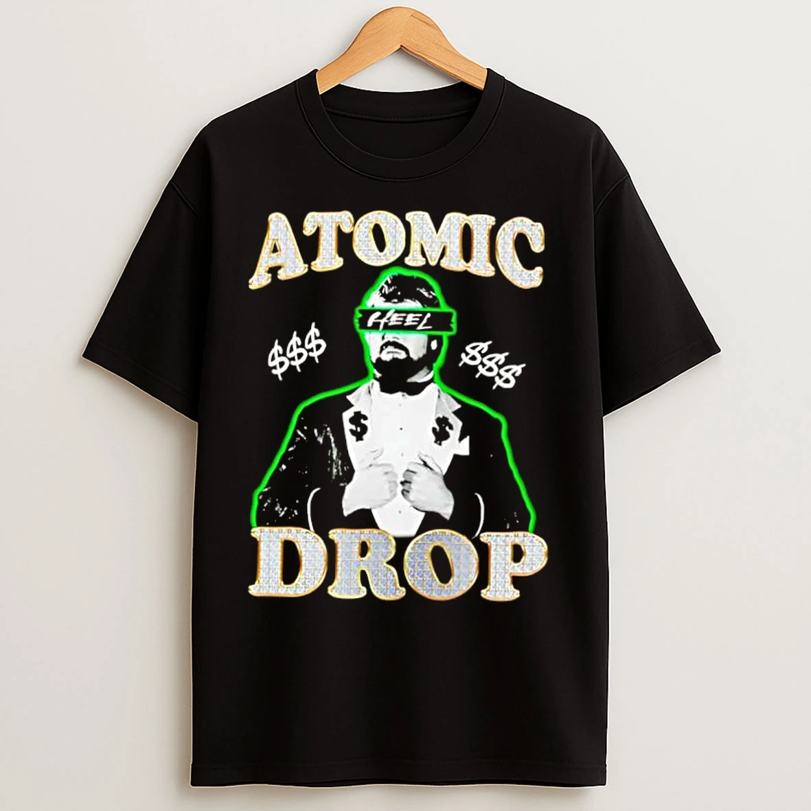 Classic Atomic Drop Heel Money T Shirts