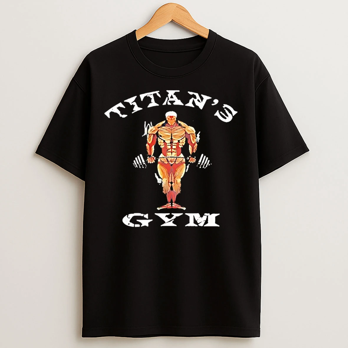 Classic Attack On Titan Gym Armored Titan T Shirts