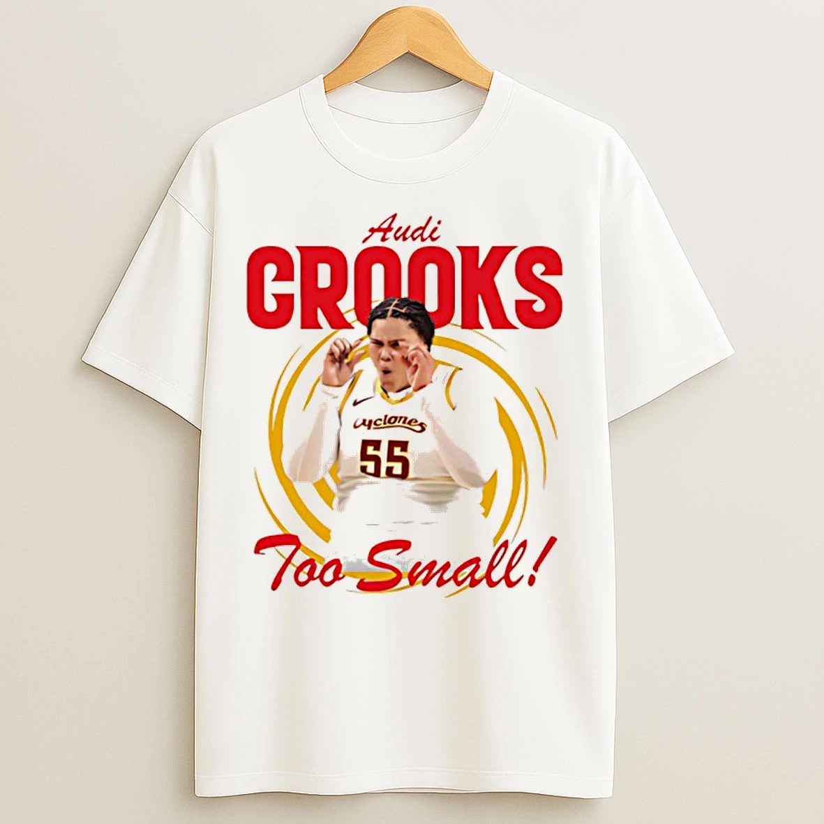 Classic Audi Crooks Iowa State Womens Basketball Too Small T Shirts
