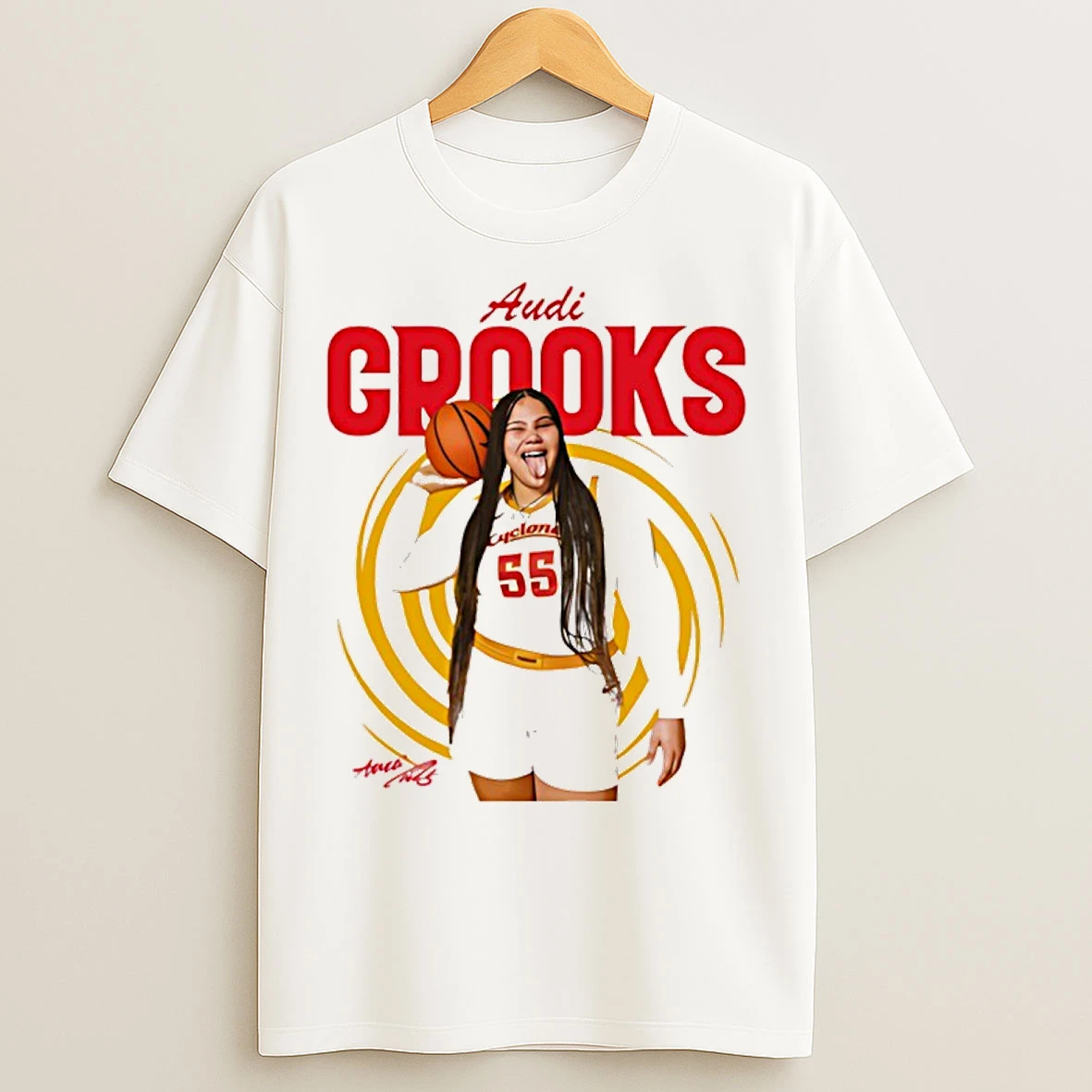 Classic Audi Crooks Iowa State Womens Basketball Graphic T Shirts