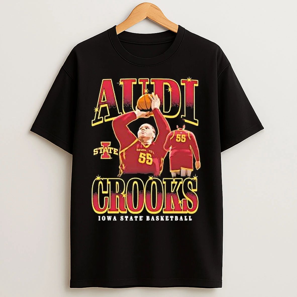 Classic Audi Crooks Illustrated Iowa State Cyclones T Shirts