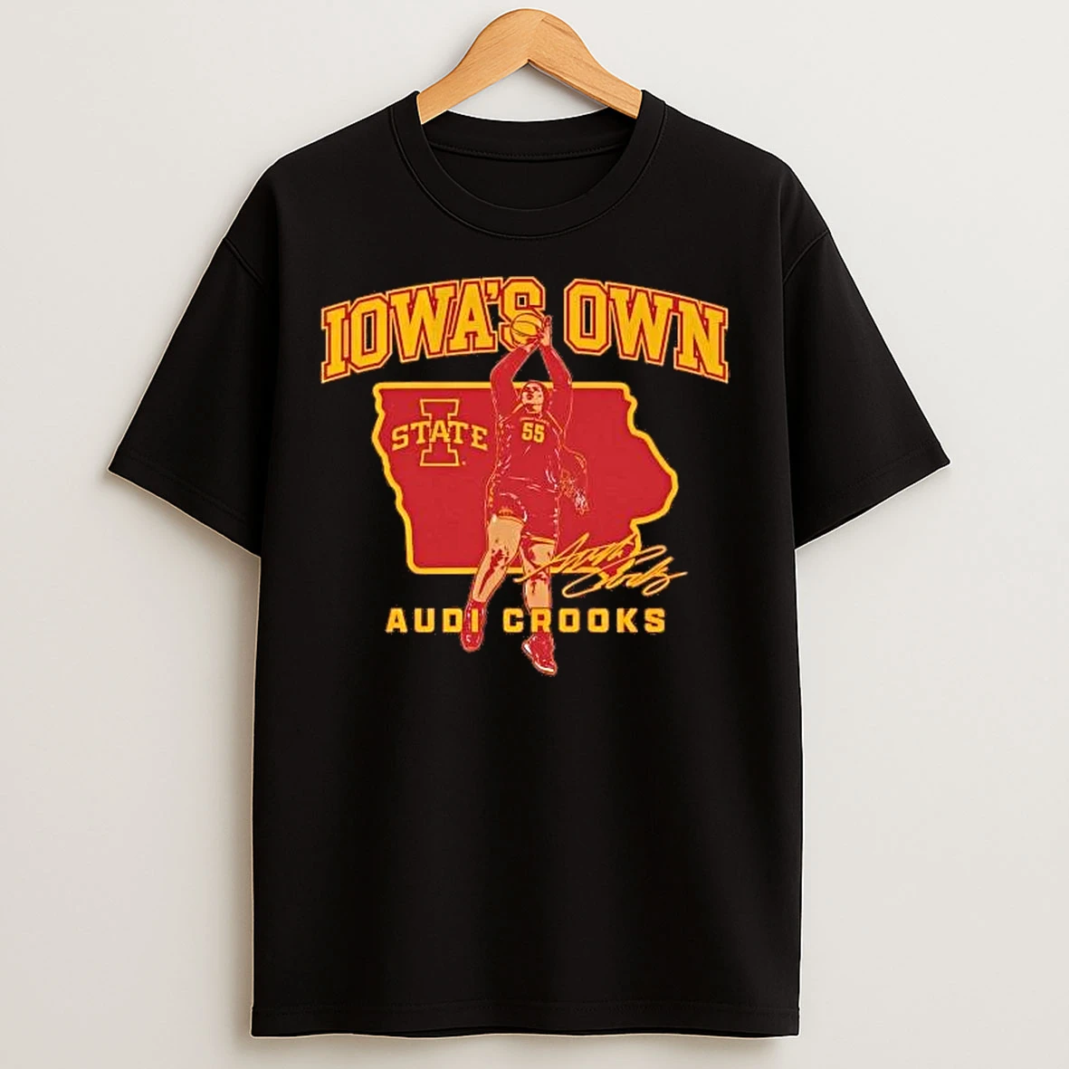 Classic Audi Crooks Slam Dunk Signature Iowa State Cyclones T Shirts