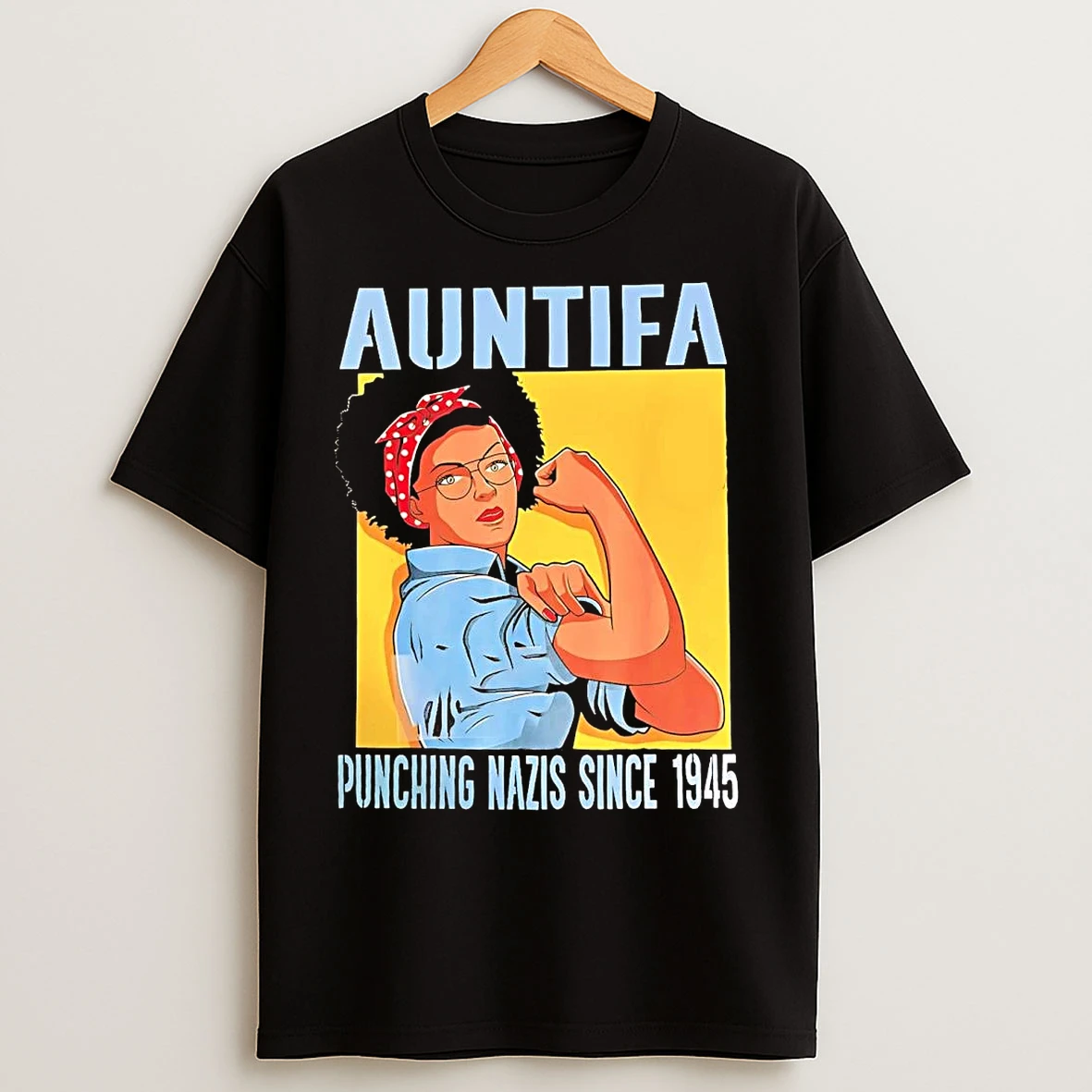 Classic Auntifa Punching Nazis Since 1945 T Shirts