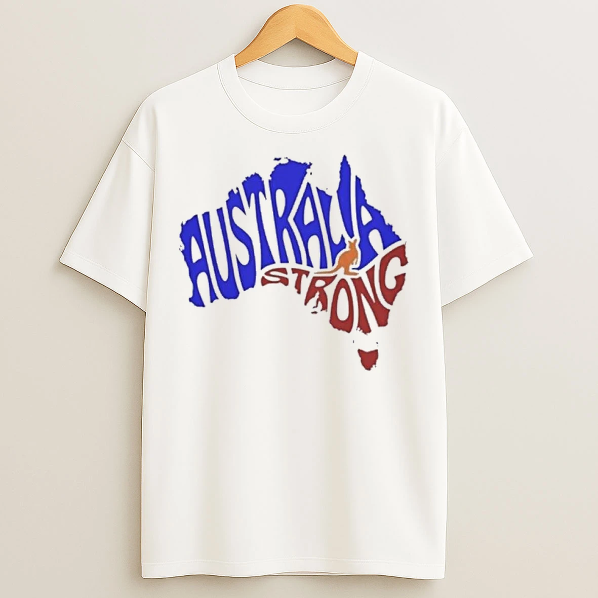 Classic Australia Strong Map Bondi Beach T Shirts