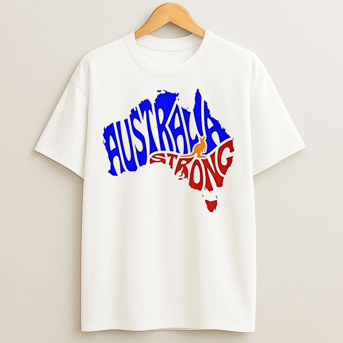 Classic Australia Strong Map T Shirts