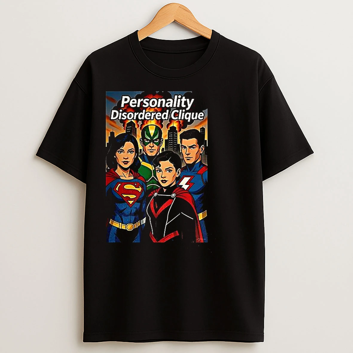 Classic Avengers Personality Disordered Clique T Shirts