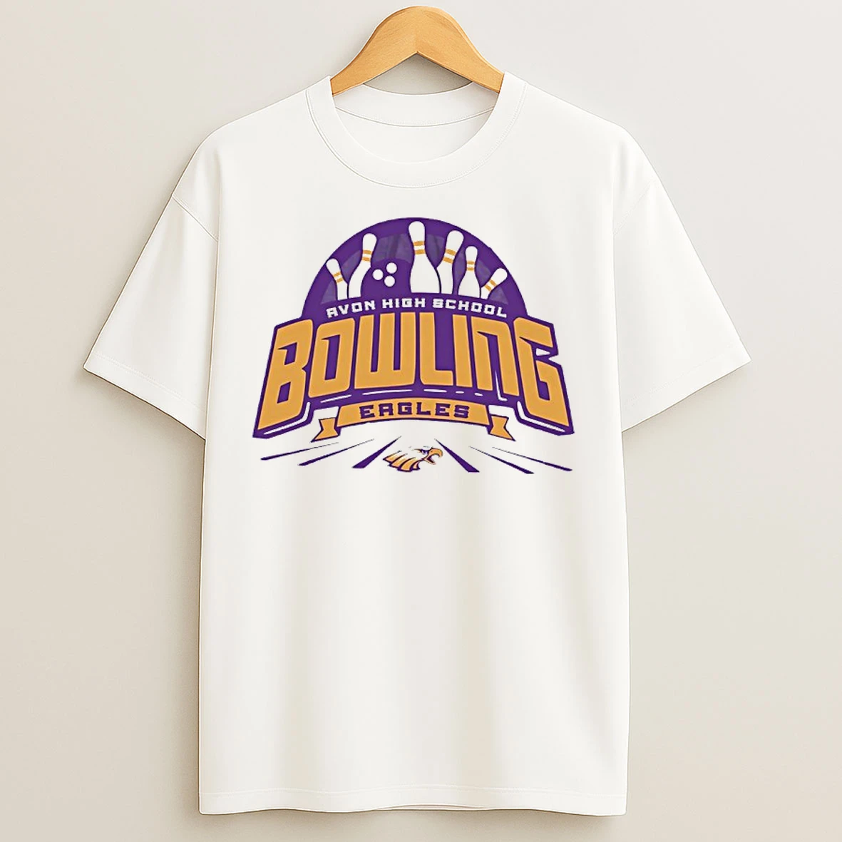 Classic Avon Eagles High Schools Bowling T Shirts