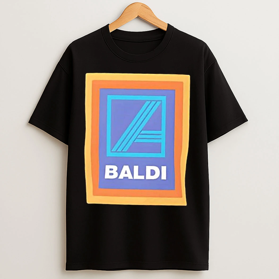 Classic Baldi Supermarket Parody Logo T Shirts