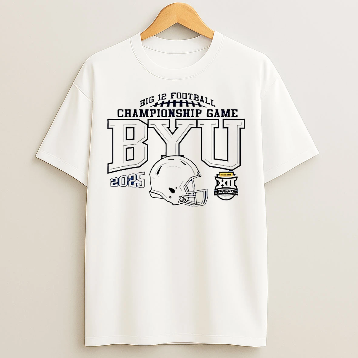 Classic Byu Cougars 2025 Big 12 Championship Game Bound T Shirts