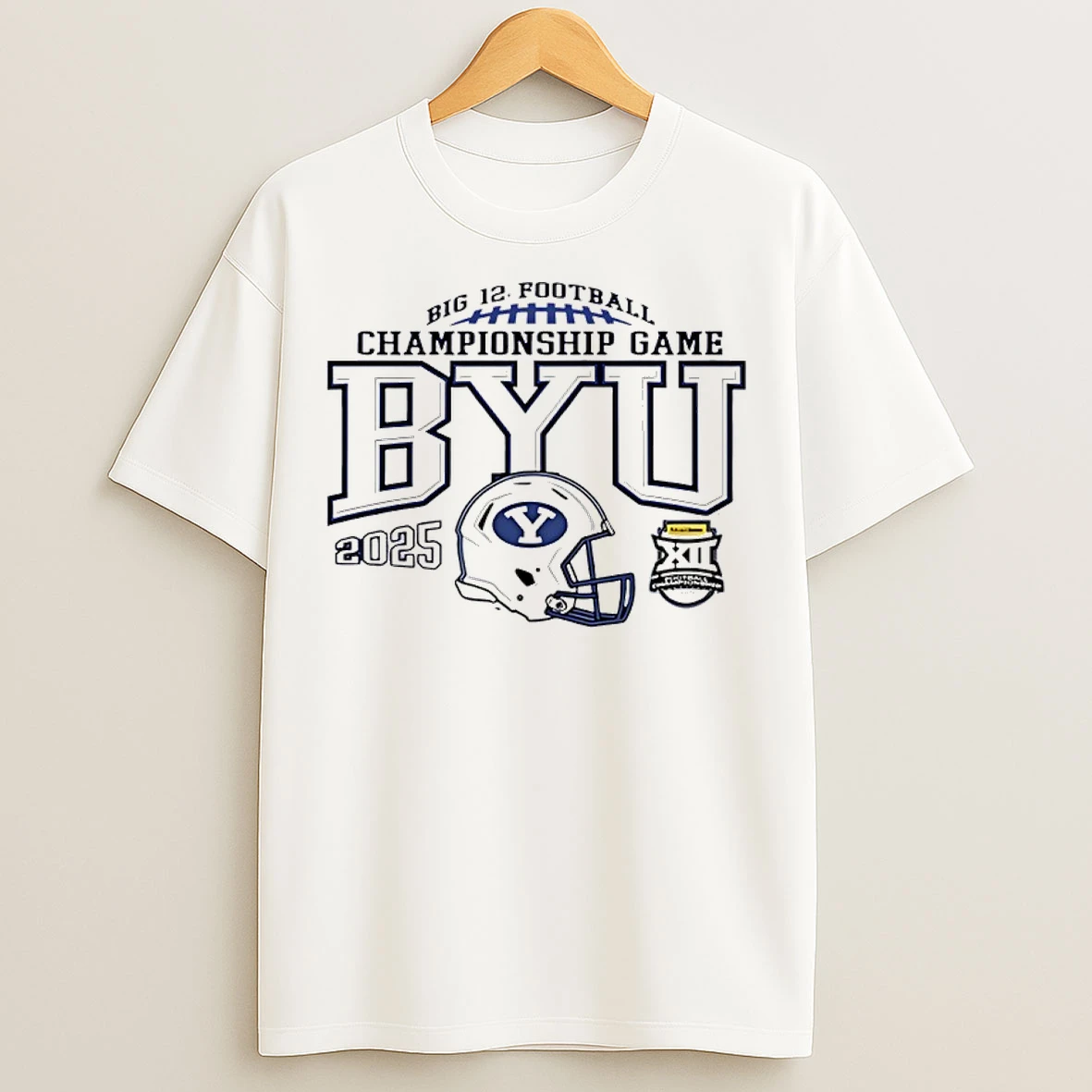 Classic Byu Cougars 2025 Big 12 Football Championship Game T Shirts