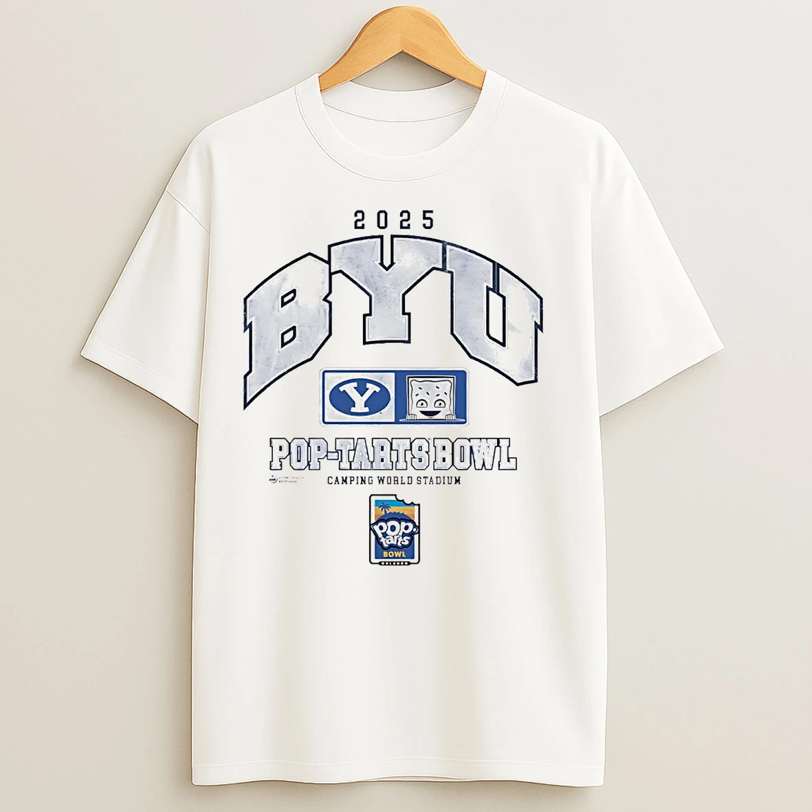 Classic Byu Cougars 2025 Pop Tarts Bowl Stadium T Shirts