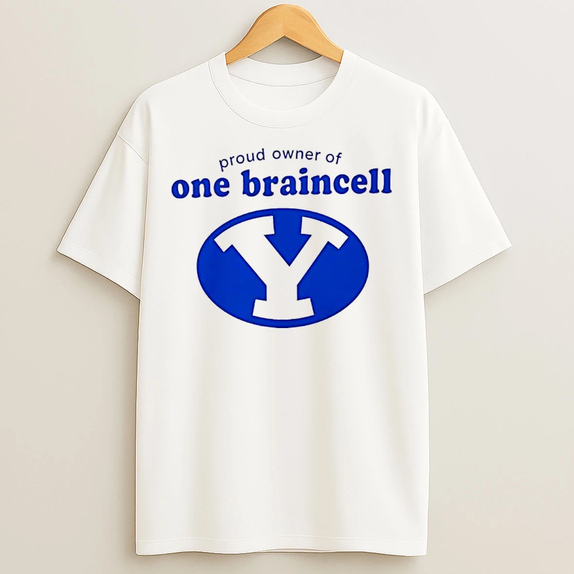 Classic Byu Cougars Proud Owner Of One Braincell T Shirts