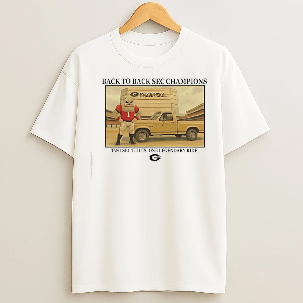 Classic Back To Back Sec Champions Georgia Bulldogs Two Sec Titles One Legendary Ride T Shirts
