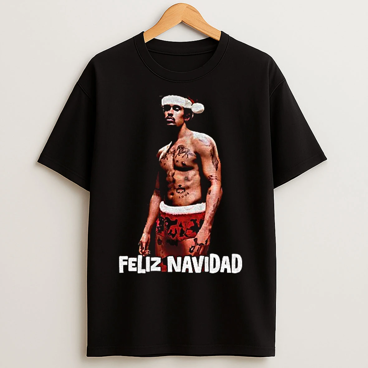 Classic Bad Bunny Feliz Navidad Meme Merry Christmas T Shirts