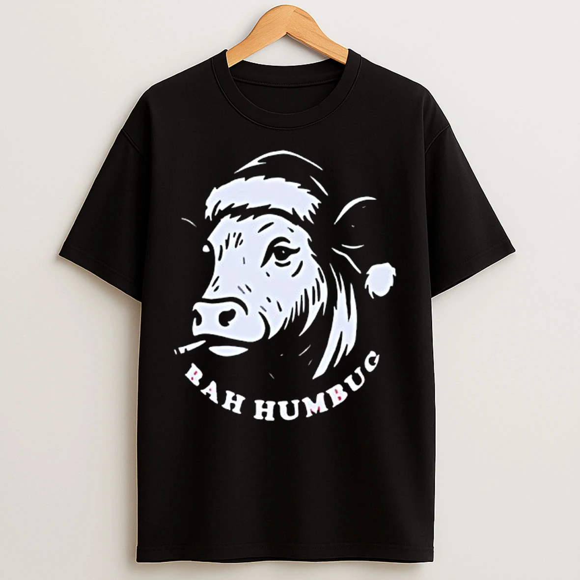 Classic Bah Humbug Ron Christmas Graphic T Shirts