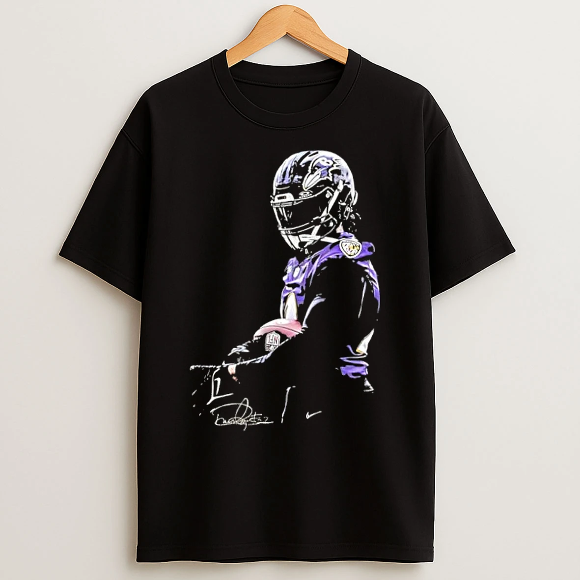 Classic Baltimore Ravens Derrick Henry Vintage 90s Graphic Signature T Shirts