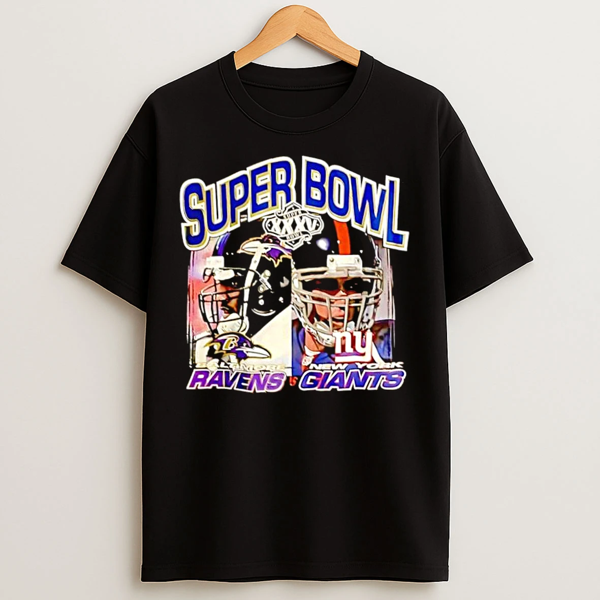 Classic Baltimore Ravens Nfl Black Super Bowl Ray Lewis Graphic Retro T Shirts