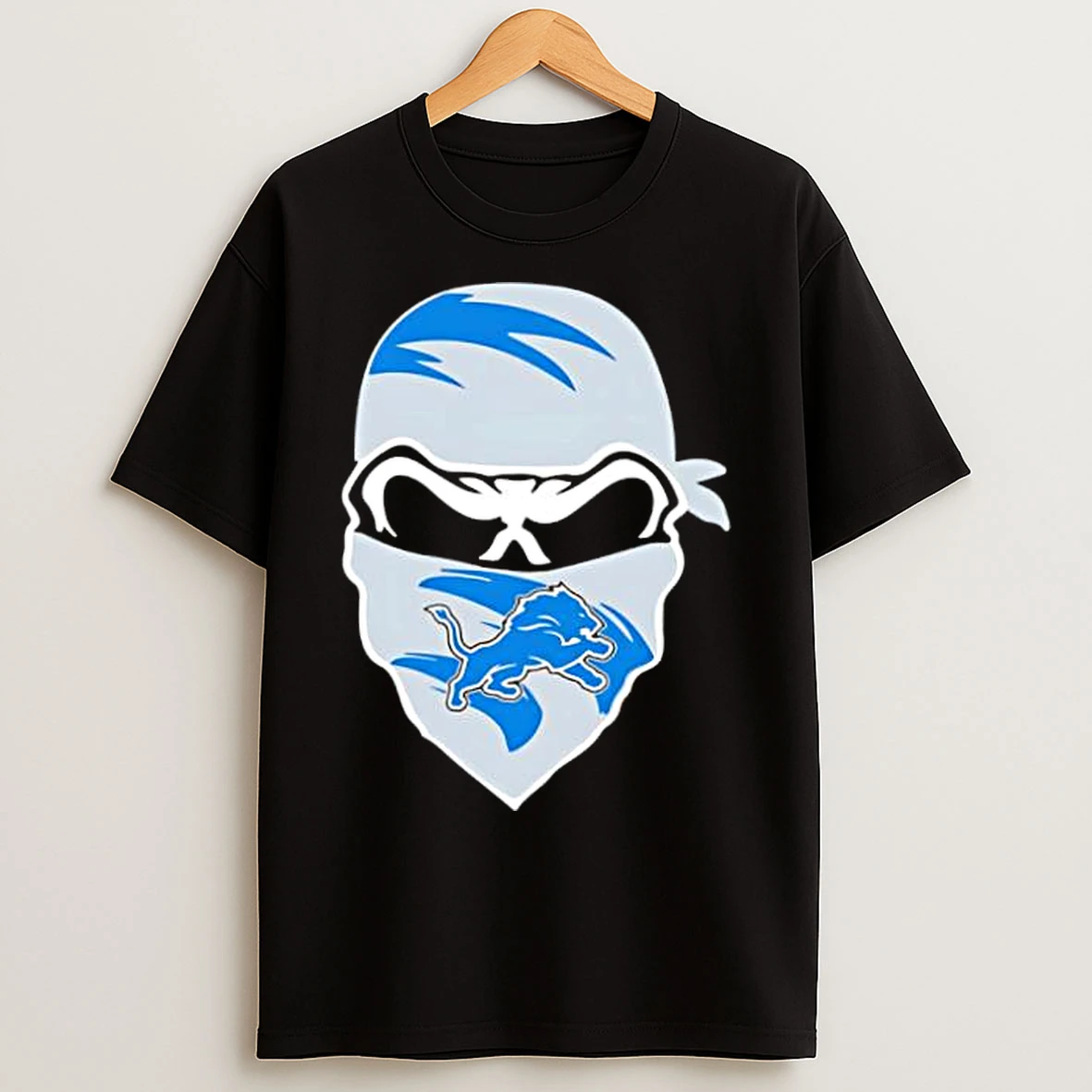 Classic Bandana Man Detroit Lions Stylish T Shirts