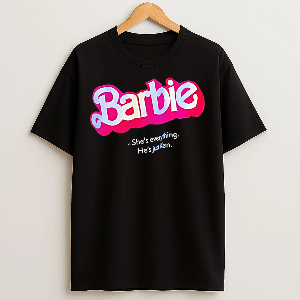 Classic Barbie Shes Everything Hes Just Ken T Shirts